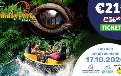 „Tag der Sportvereine“ im Holiday Park Haßloch: Rabatt für Vereinsmitglieder