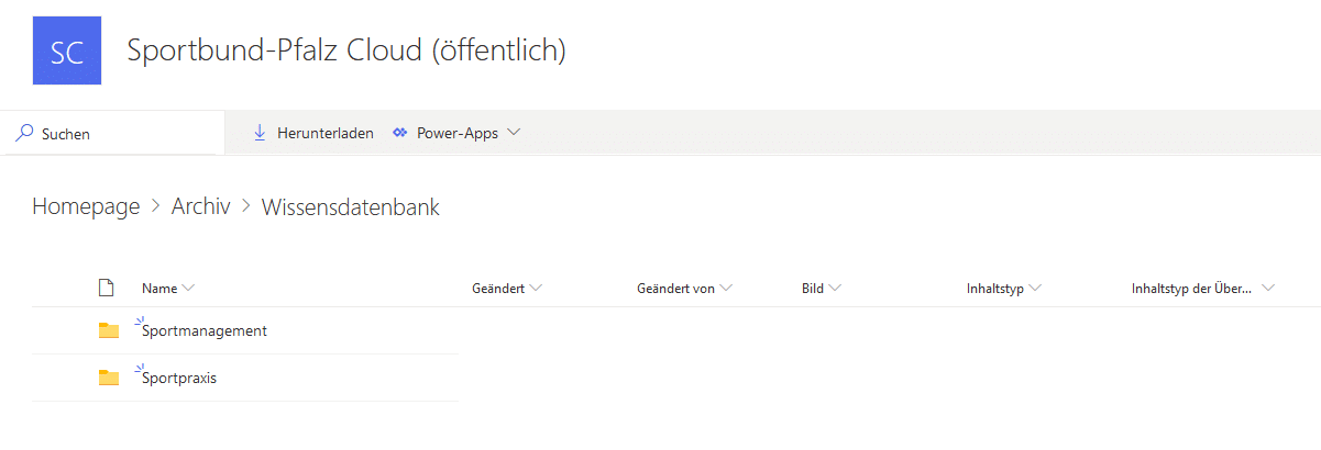 Wissensdatenbank Layout