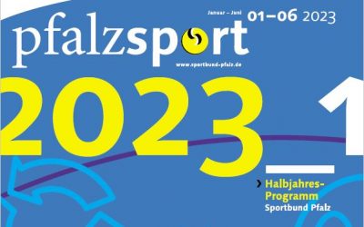 Halbjahresprogramm 2023-1 von Sportbund/Sportjugend Pfalz erschienen