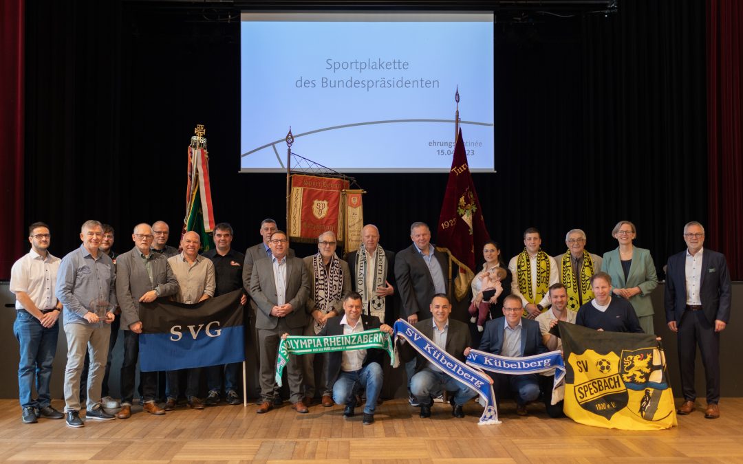 Das Ehrenamt im Mittelpunkt: Ehrungsmatinée des Sportbundes Pfalz