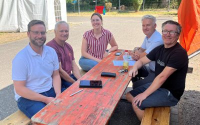 Austausch beim La Ola Camp mit der Stadtholding Landau – beide Parteien ziehen positives Fazit