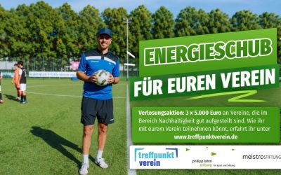 Verlosungsaktion gestartet: 3 x 5.000 € für nachhaltige Sportvereine
